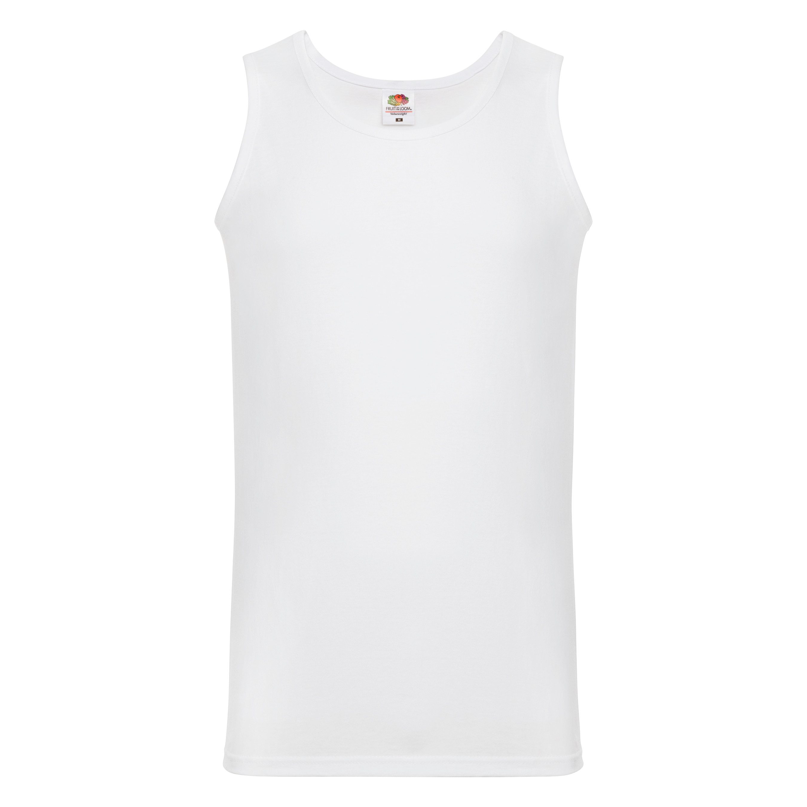 Fruit of the Loom Tanktop (Packung, 5-tlg) aus reiner Baumwolle, Rundhals