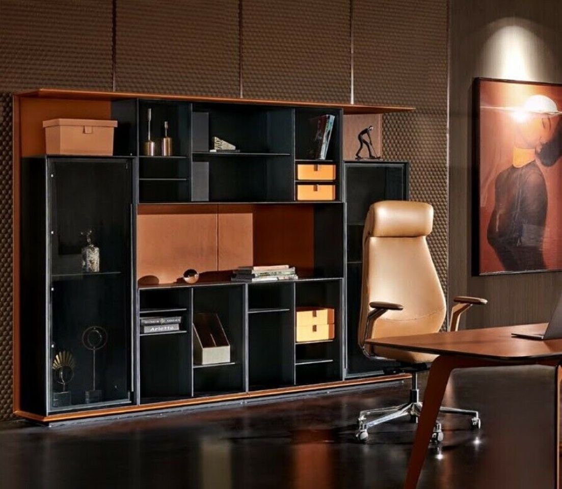 Möbel Luxus Antik JVmoebel Bücherschrank Büro Aktenschrank Schrank Aktenschrank Stil