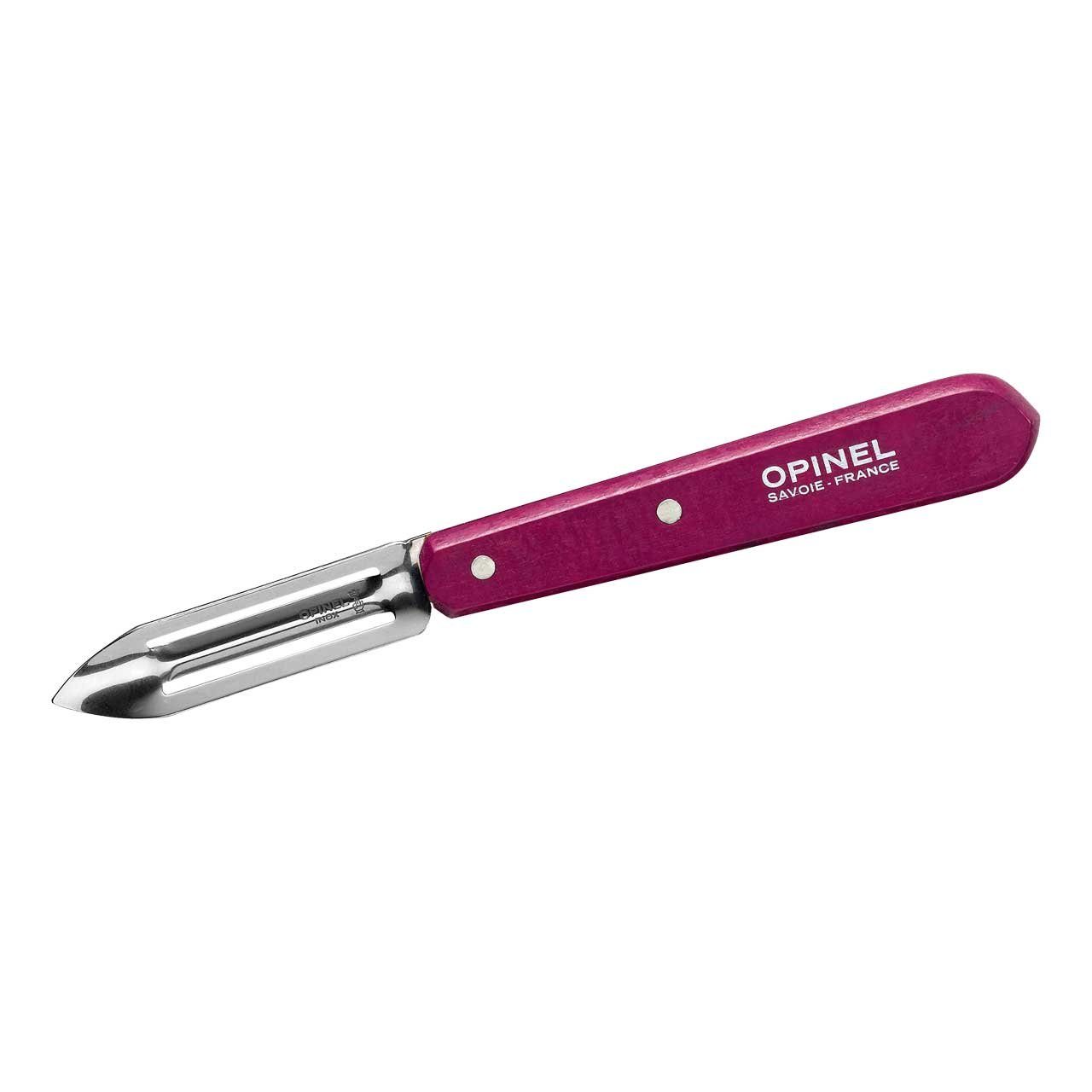 Opinel Gemüsemesser, Opinel Gemüsemesser No 115, rostfrei, Buche, violett