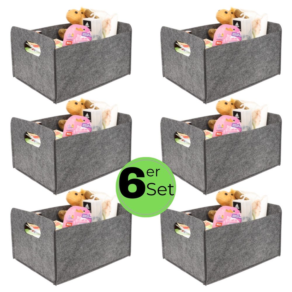 GarPet Aufbewahrungsbox 6x Aufbewahrungsbox faltbar Stoff günstig online kaufen