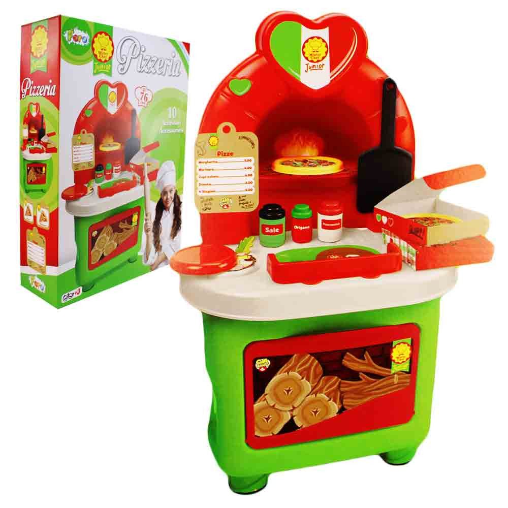 BEMIRO Kinder-Küchenset Kinder Pizzeria mit vielen Accessoires