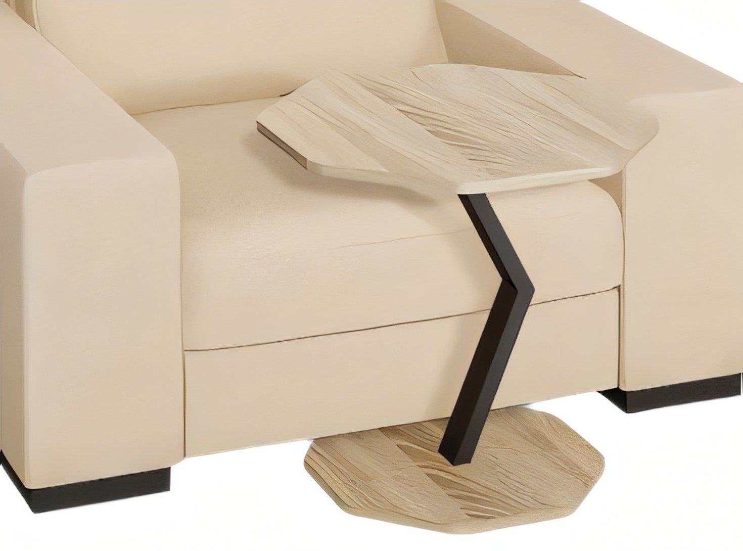 Xlmoebel Beistelltisch XLMOEBEL Beistelltisch aus Holz in Braun, modern und elegant, Made in Europa