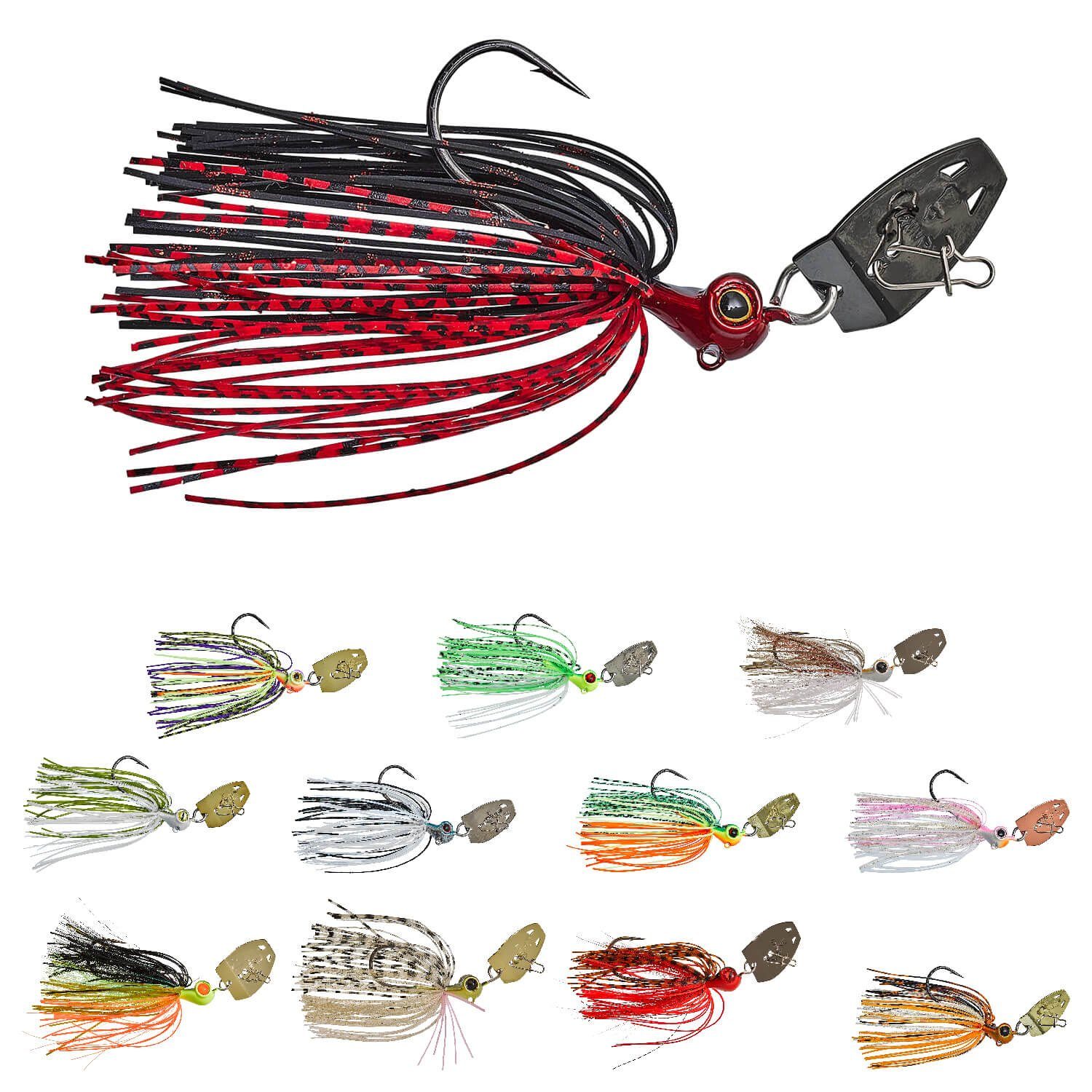 Gunki Fishing Kunstköder Gunki Tiny Boomer Blade Jig Chatter bait 5g, (1-St)