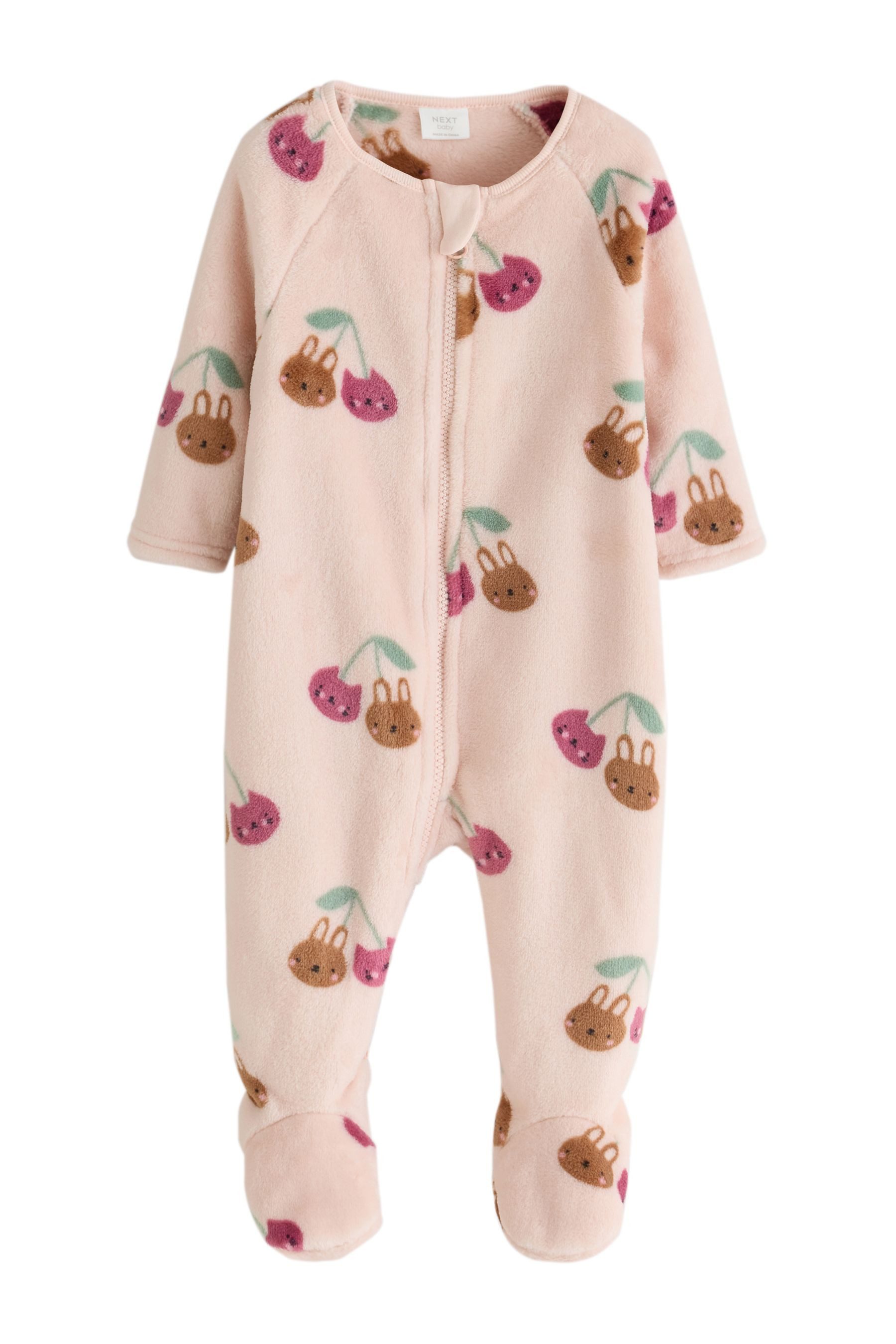 Next Schlafoverall Fleece-Schlafanzug mit Zwei-Wege-Reißverschluss (1-tlg)