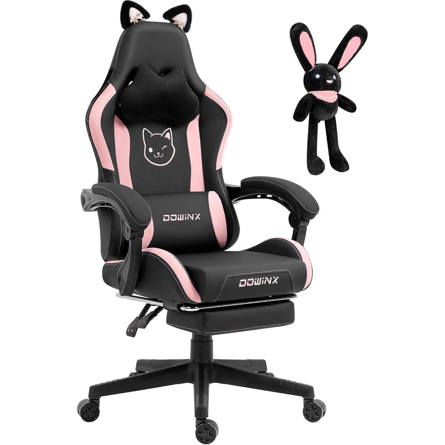 LuxusKollektion Gaming-Stuhl Gaming Stuhl Katze Edition günstig online kaufen