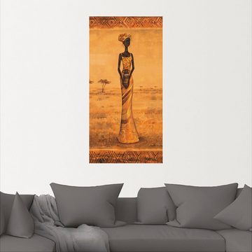 Artland Wandbild Afrikanische Eleganz II, Frau (1 St), als Leinwandbild, Wandaufkleber in verschied. Größen