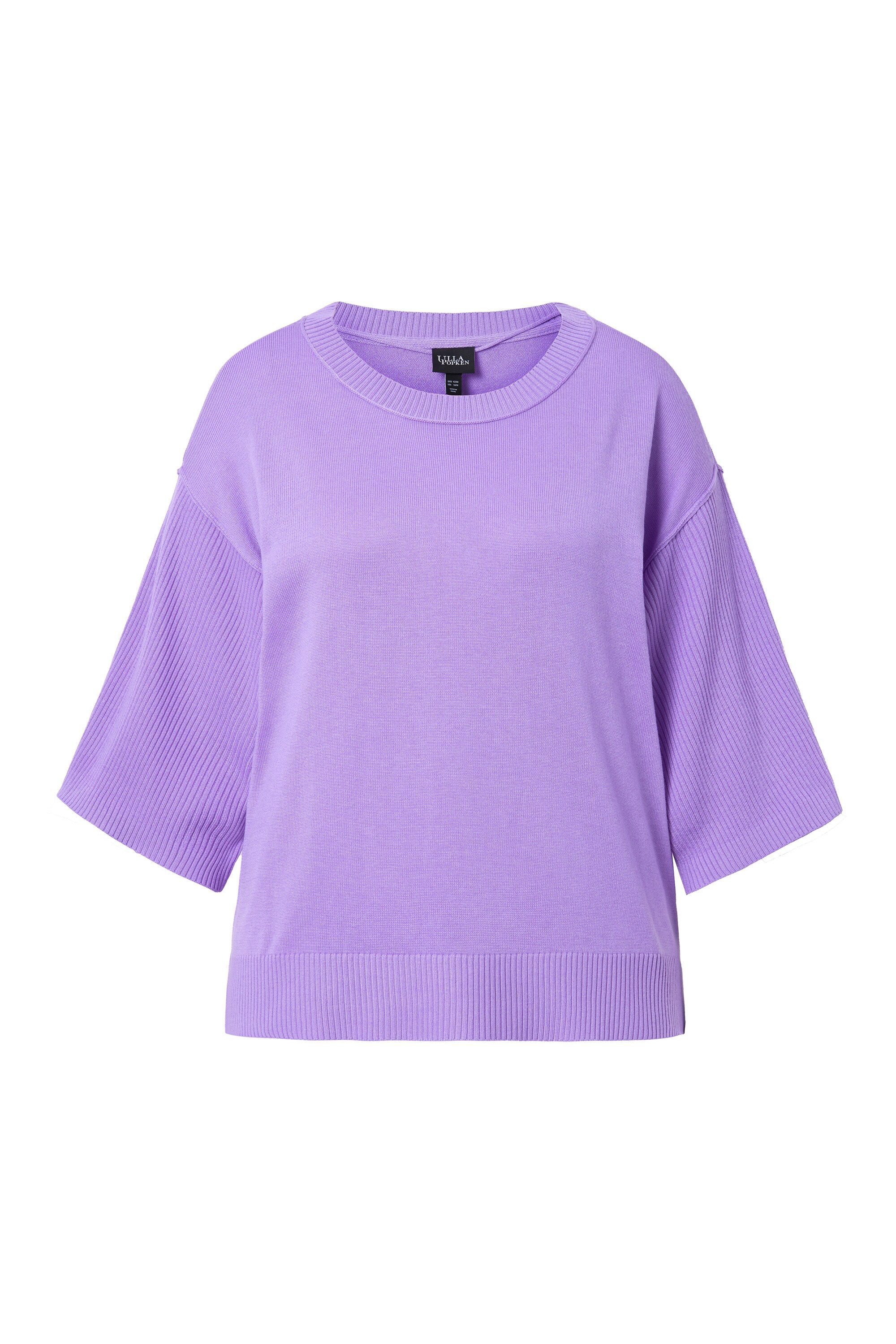 Ulla Popken Strickpullover Pullover oversized Rundhals günstig online kaufen