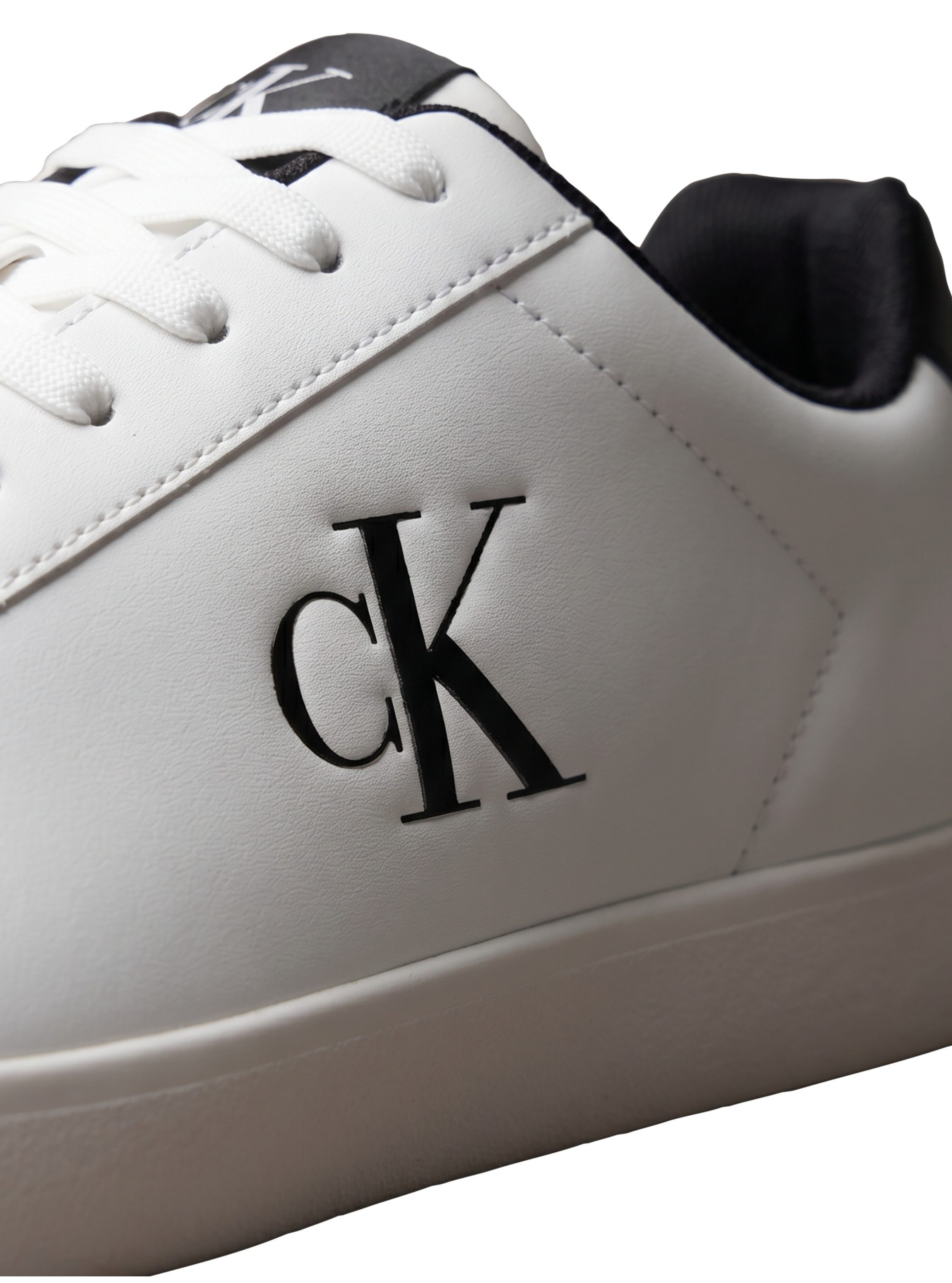 Calvin Klein 3 CUPSOLE DERBY PU SMO Sneaker Schnürschuh, Freizeitsneaker mit CK-Logoprägung