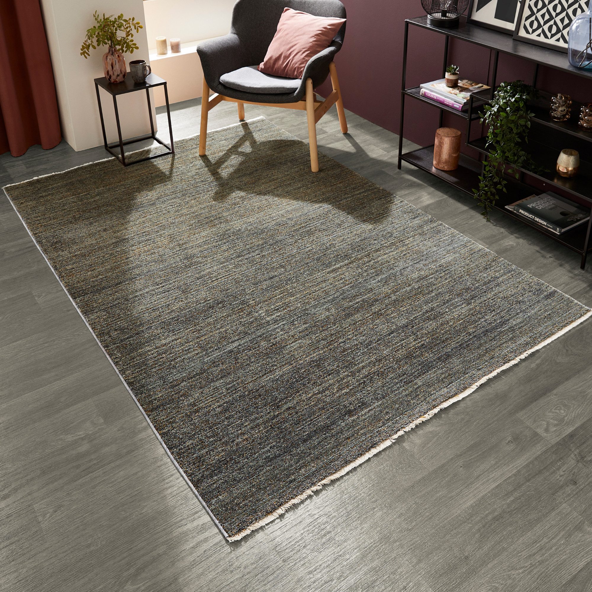 LUXOR living Teppich Rocco, rechteckig, Höhe: 11 mm, Vintage-Look, verschiedene Designs, mit Fransen, Wohnzimmer