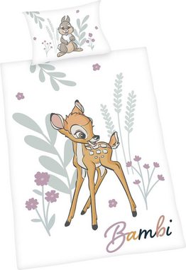 Babybettwäsche Disney´s Bambi, Disney, Flanell, mit liebevollem Motiv