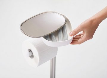Joseph Joseph Toilettenpapierhalter EasyStore™, mit integrierter Flex Toilettenbürste, 74 cm Höhe