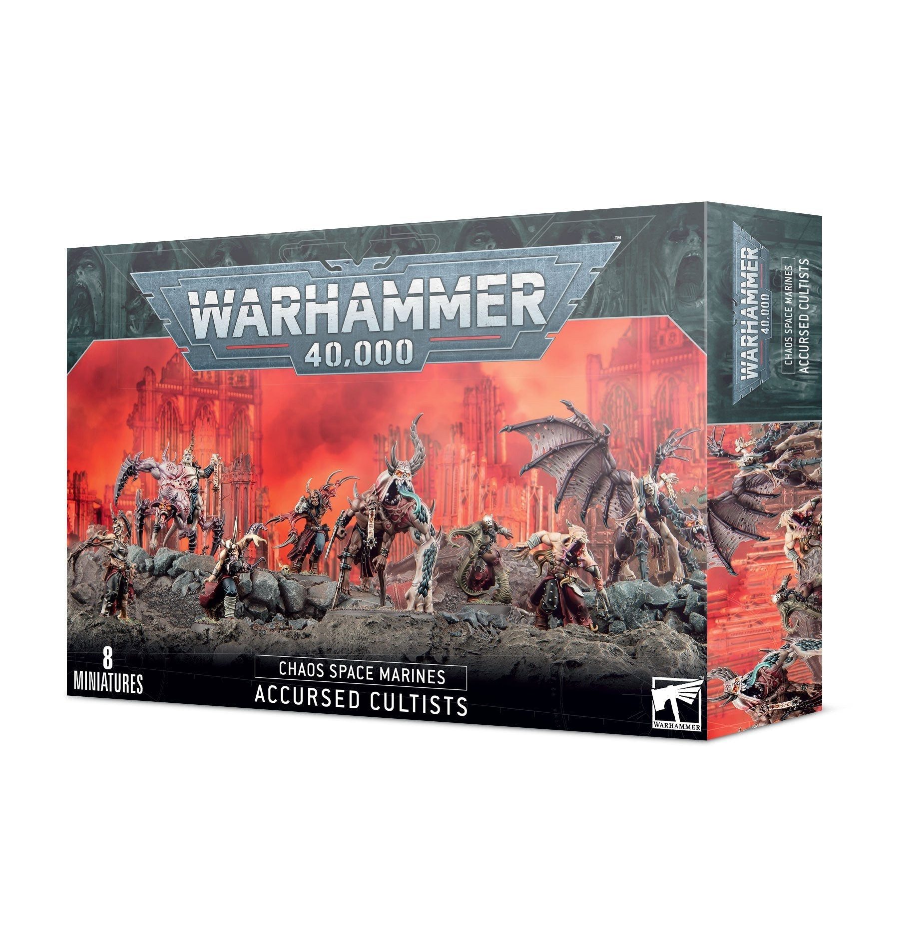 Games Workshop Spielfigur Warhammer 40.000 Chaos Space Marines Accursed Cul günstig online kaufen