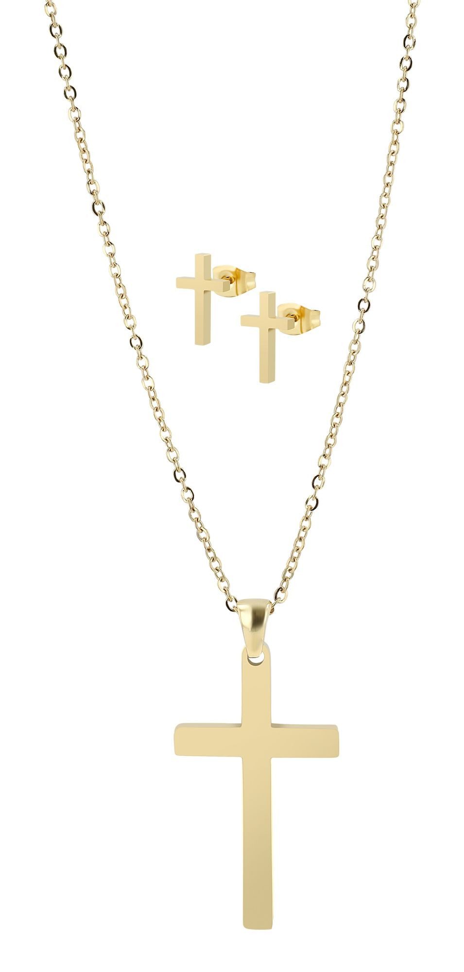 AKZENT Schmuckset Monali Schmuckset Edelstahl silber günstig online kaufen