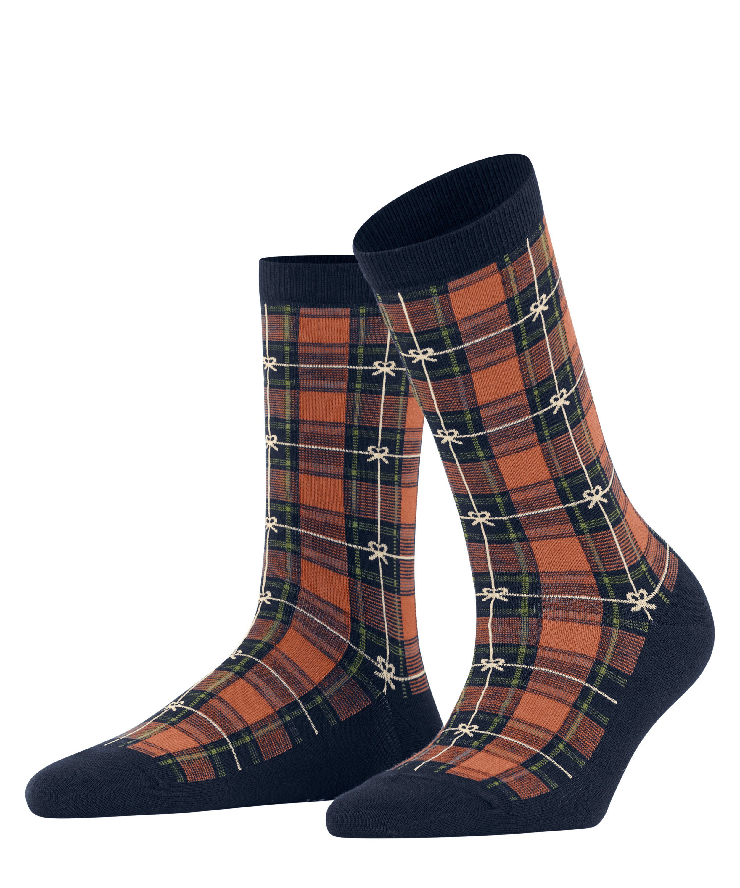 Burlington Socken X-Mas (1-Paar) Tartan (6120) marine