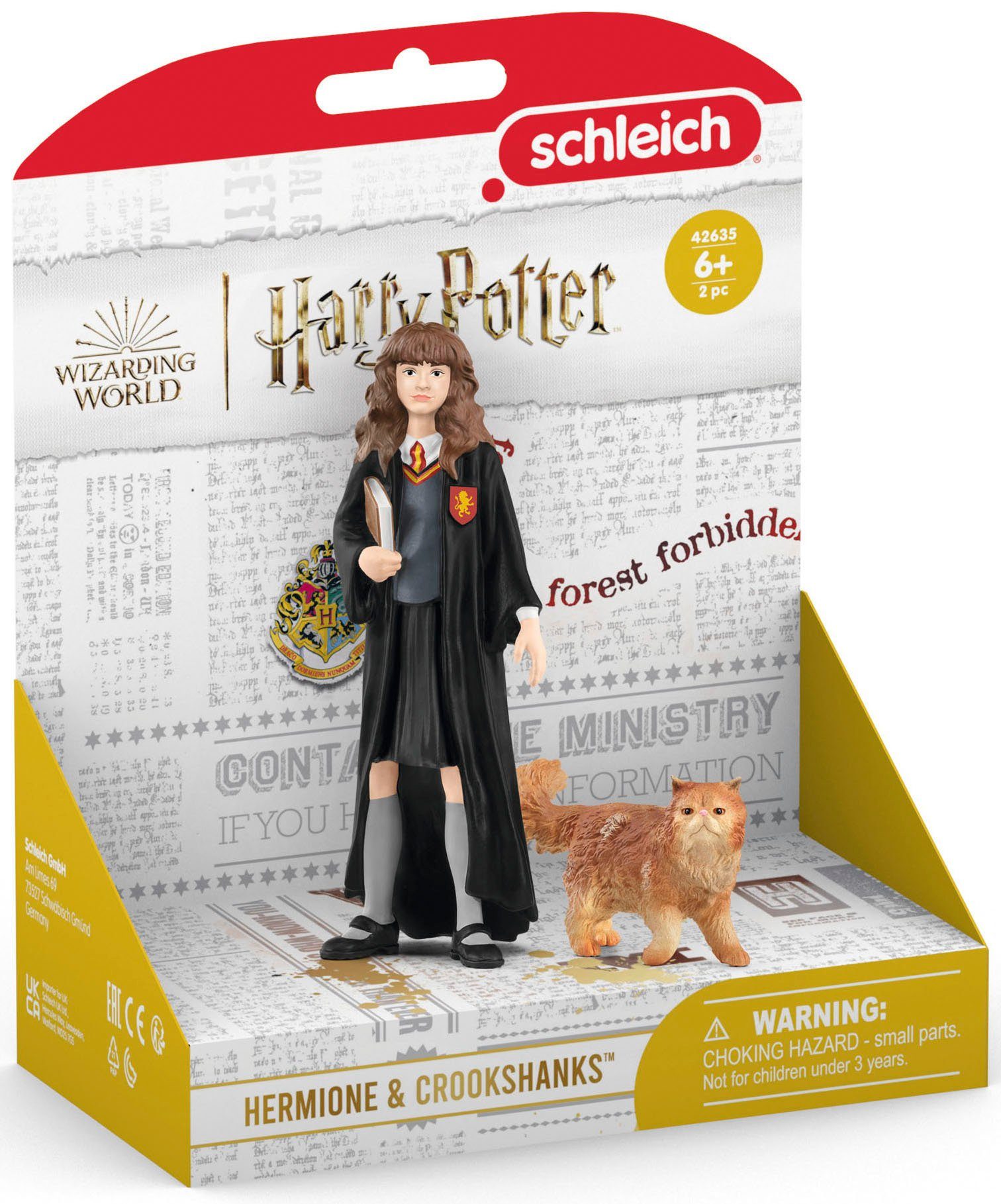 Harry Hermine Potter™, Krummbein Spielfigur Schleich® WIZARDING (42635), in Granger & WORLD, Made Europe