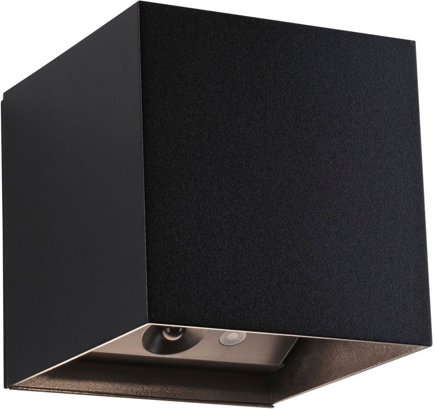 Paulmann LED Wandleuchte Nyara IP44 2W, USB-Ladefunktion, LED fest integriert, Dämmerungsgesteuerter Bewegungsmelder (HF)