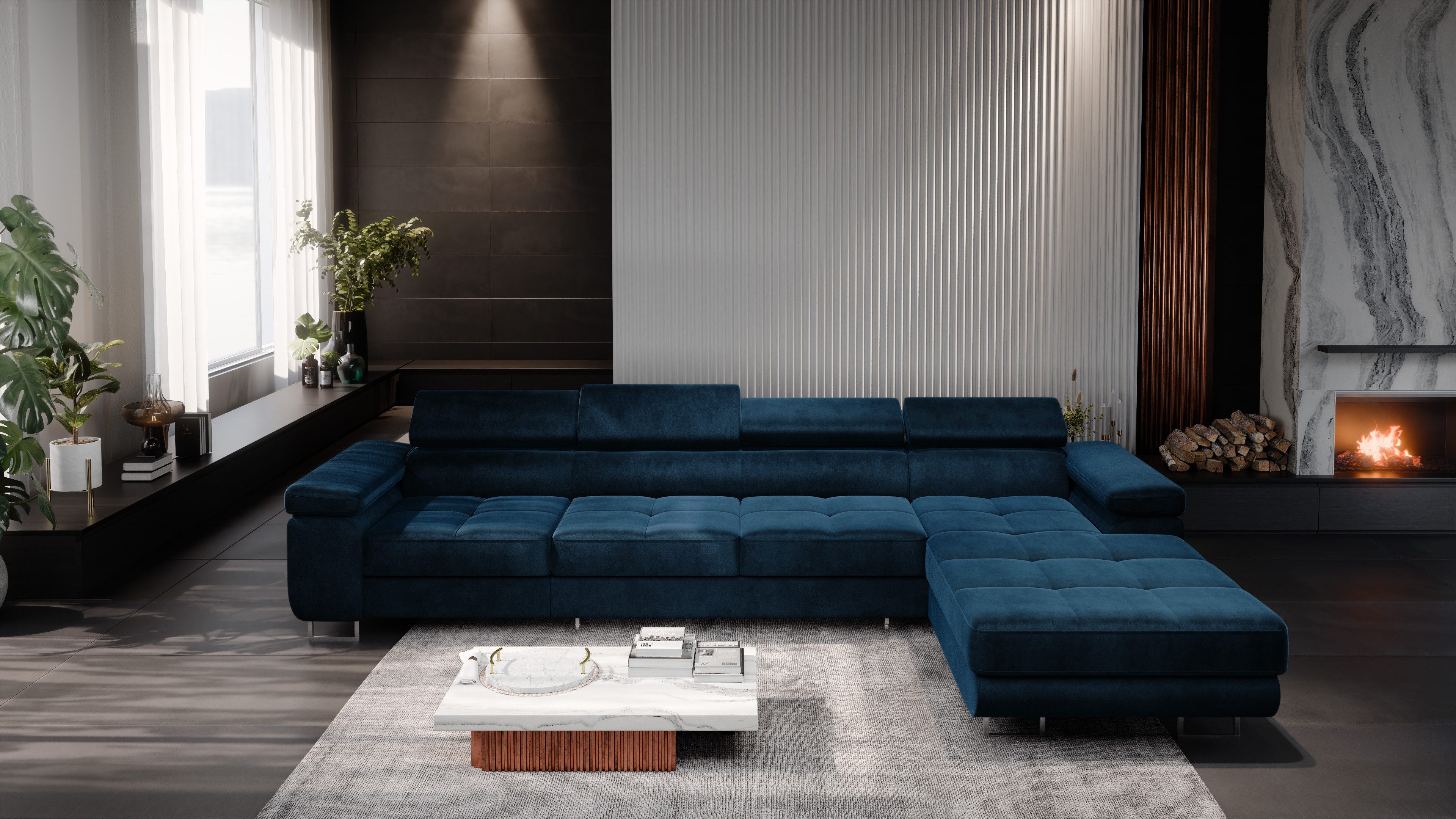 NEXT COLLECTION Ecksofa Alonzo Maxi, Verstellbare günstig online kaufen