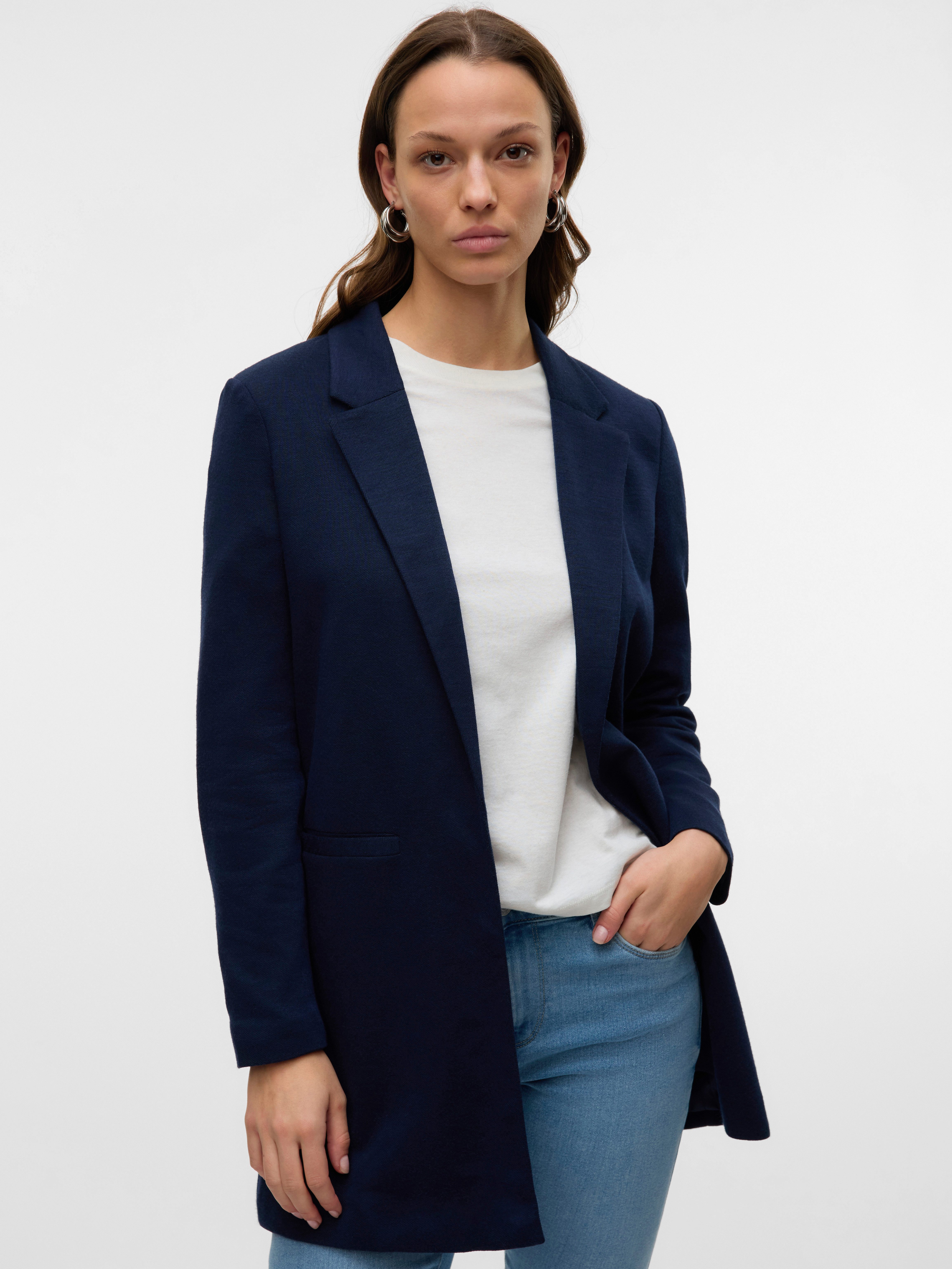 Vero Moda Jerseyblazer VMVERINA LS LONG günstig online kaufen