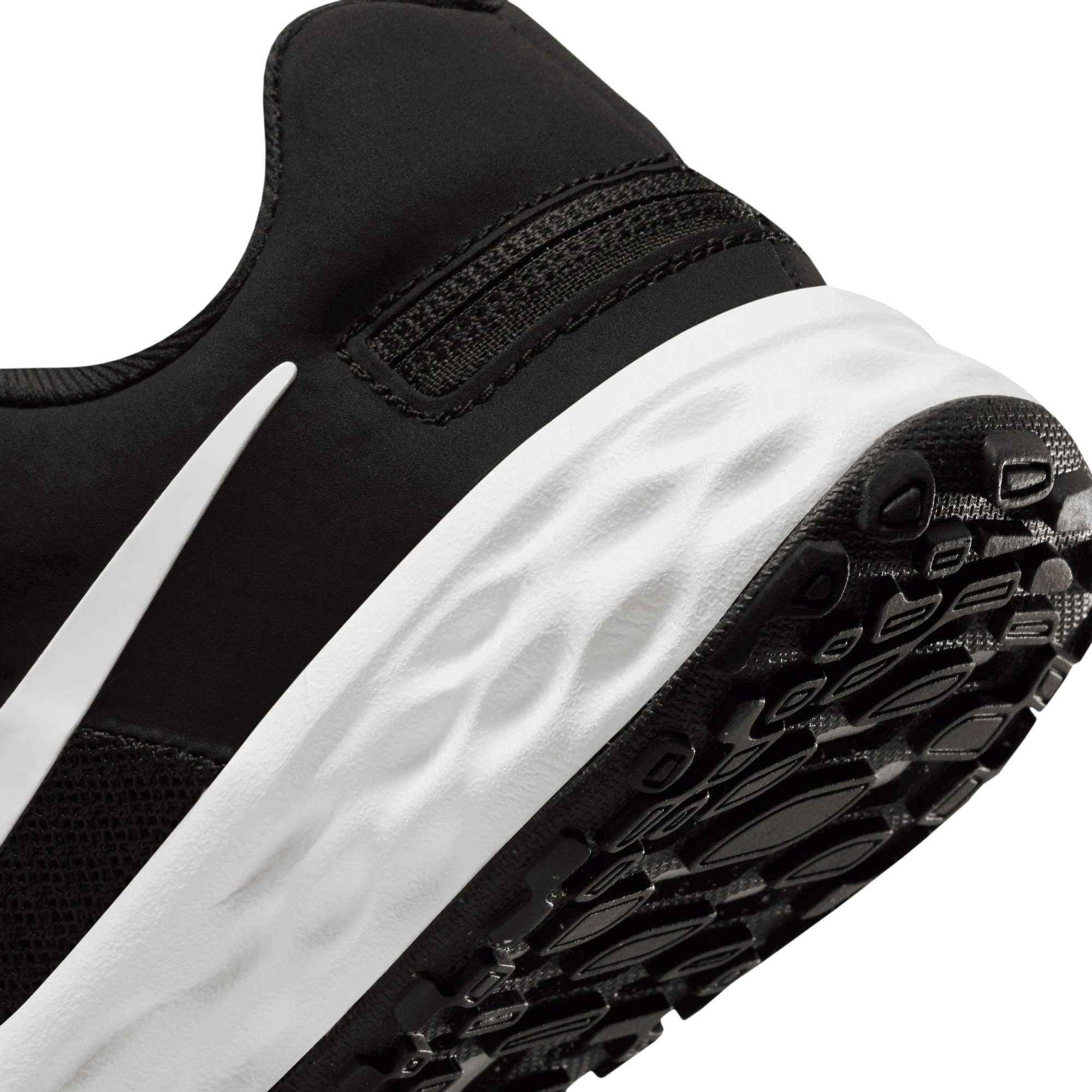 6 BLACK-WHITE-DK-SMOKE-GREY (PS) REVOLUTION Nike FLYEASE Laufschuh