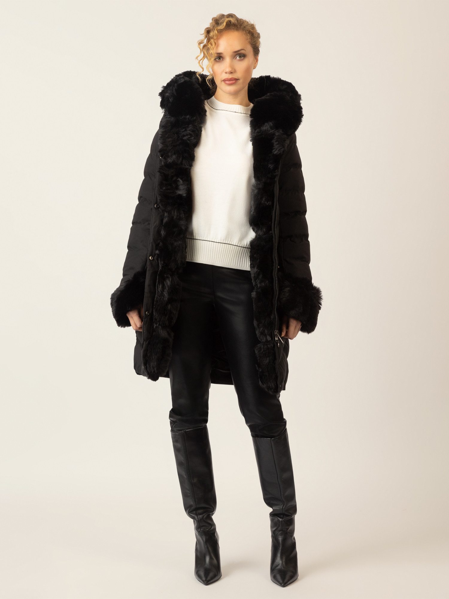 Apart Outdoorjacke mit Reißverschluss für optimalen Schutz im Winter günstig online kaufen