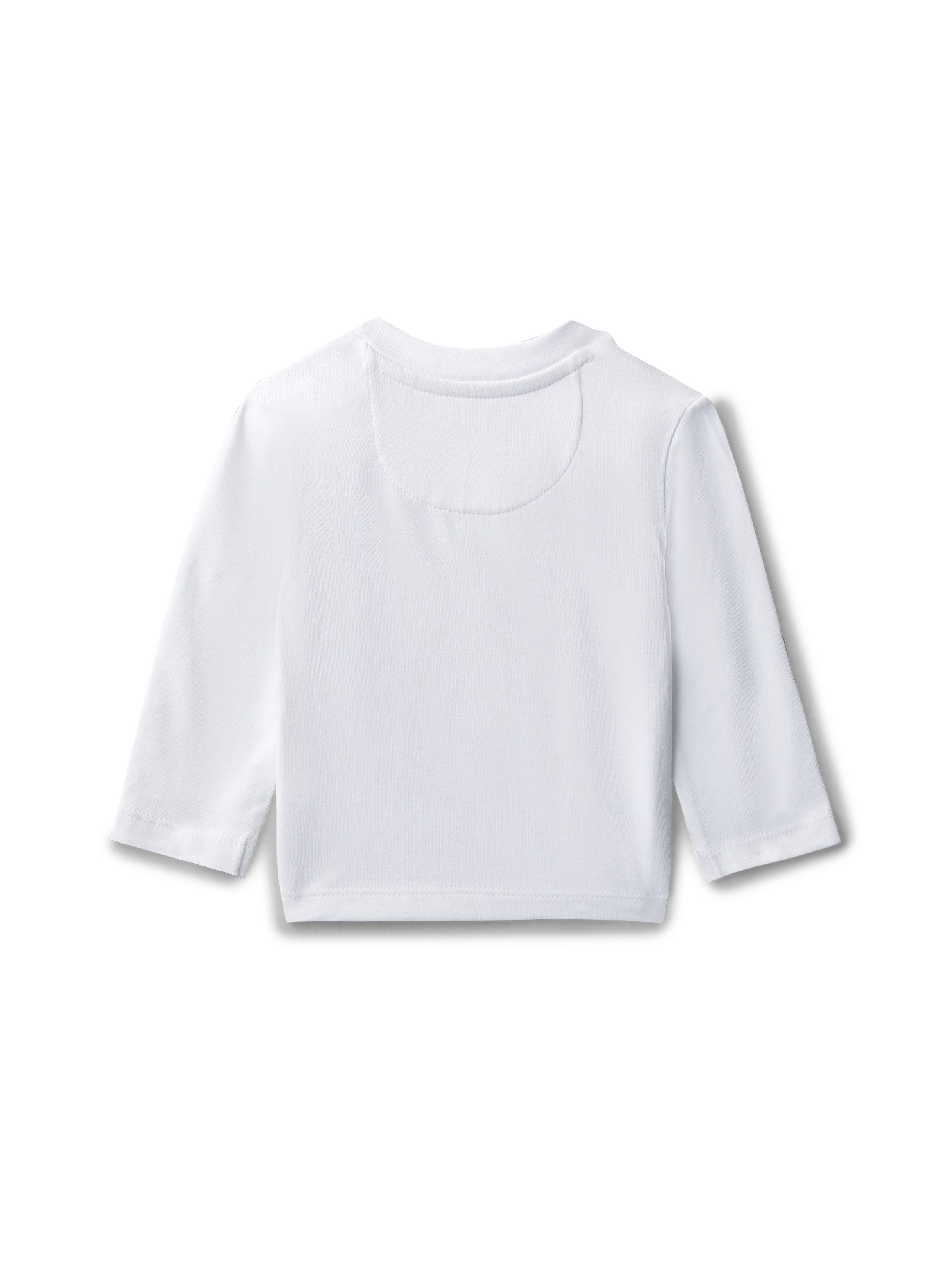 Calvin Klein Jeans Langarmshirt für Babys bis 2 Jahre, Logo-Druck