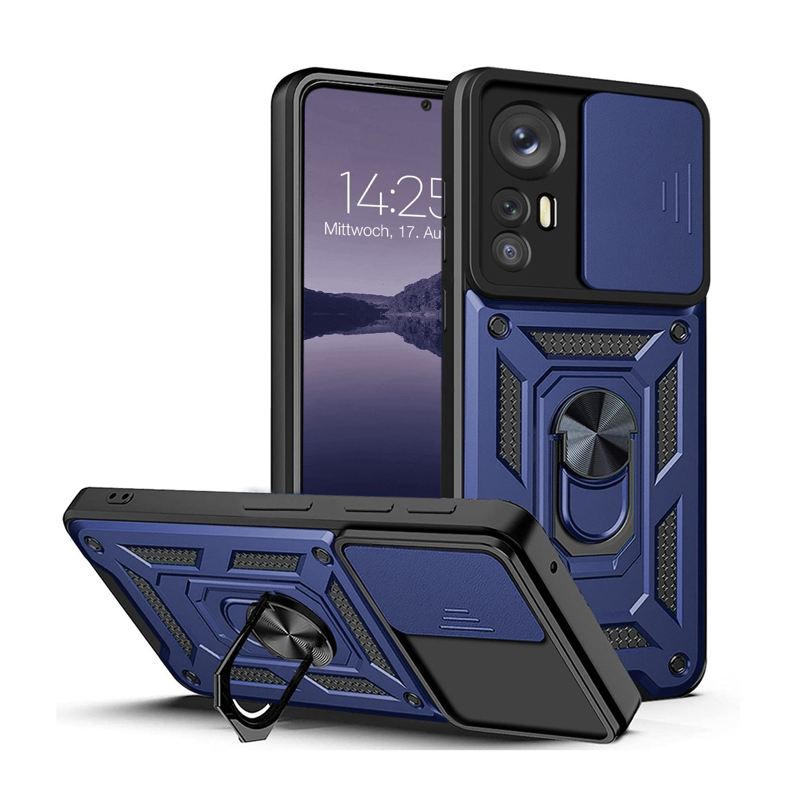 Tec-Expert Handyhülle Outdoor Cover Hülle für Xiaomi 12 / 12X 6.79 Zoll, 6.79", Premium Hülle mit Kameraschutz aus verstärktem Polycarbonat