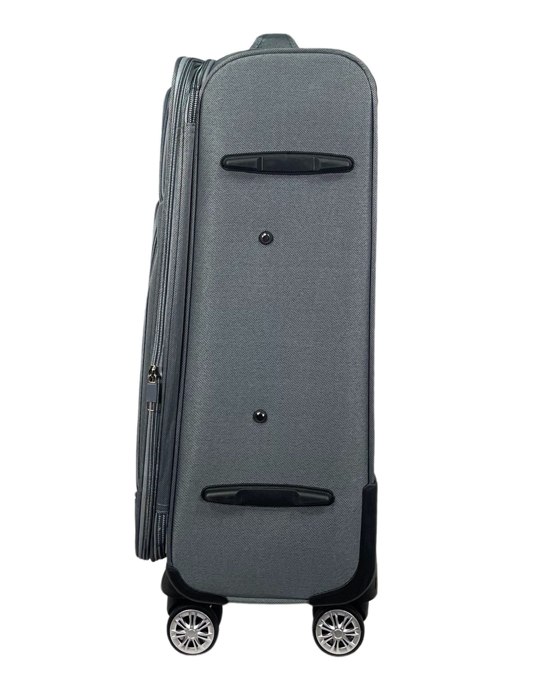 My Travel Bag Koffer 3090 Stoffkoffer 4-Rollen Trolley Reisekoffer Tasche Reisetasche, inkl. Dehnungsfuge und 360° Rolle