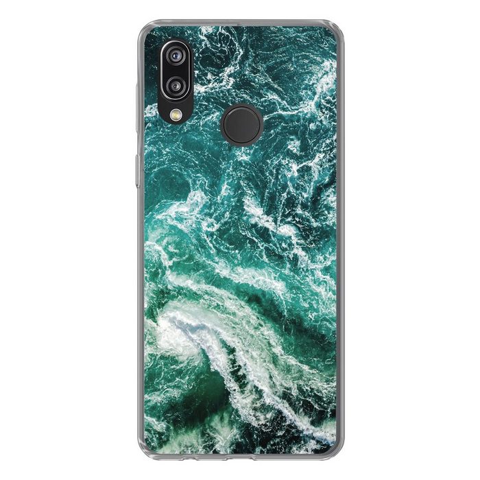 MuchoWow Handyhülle Ozean - Wasser - Meer - Luxus - Grün - Türkis Handyhülle Huawei P20 Lite (2019) Handy Case Silikon Bumper Case