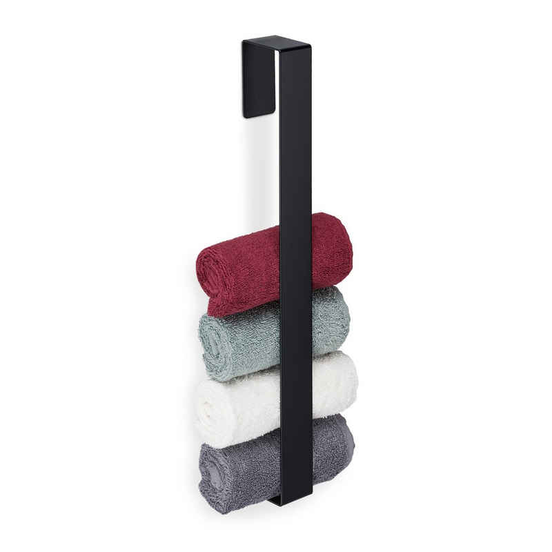 relaxdays Handtuchhalter Handtuchhalter ohne Bohren