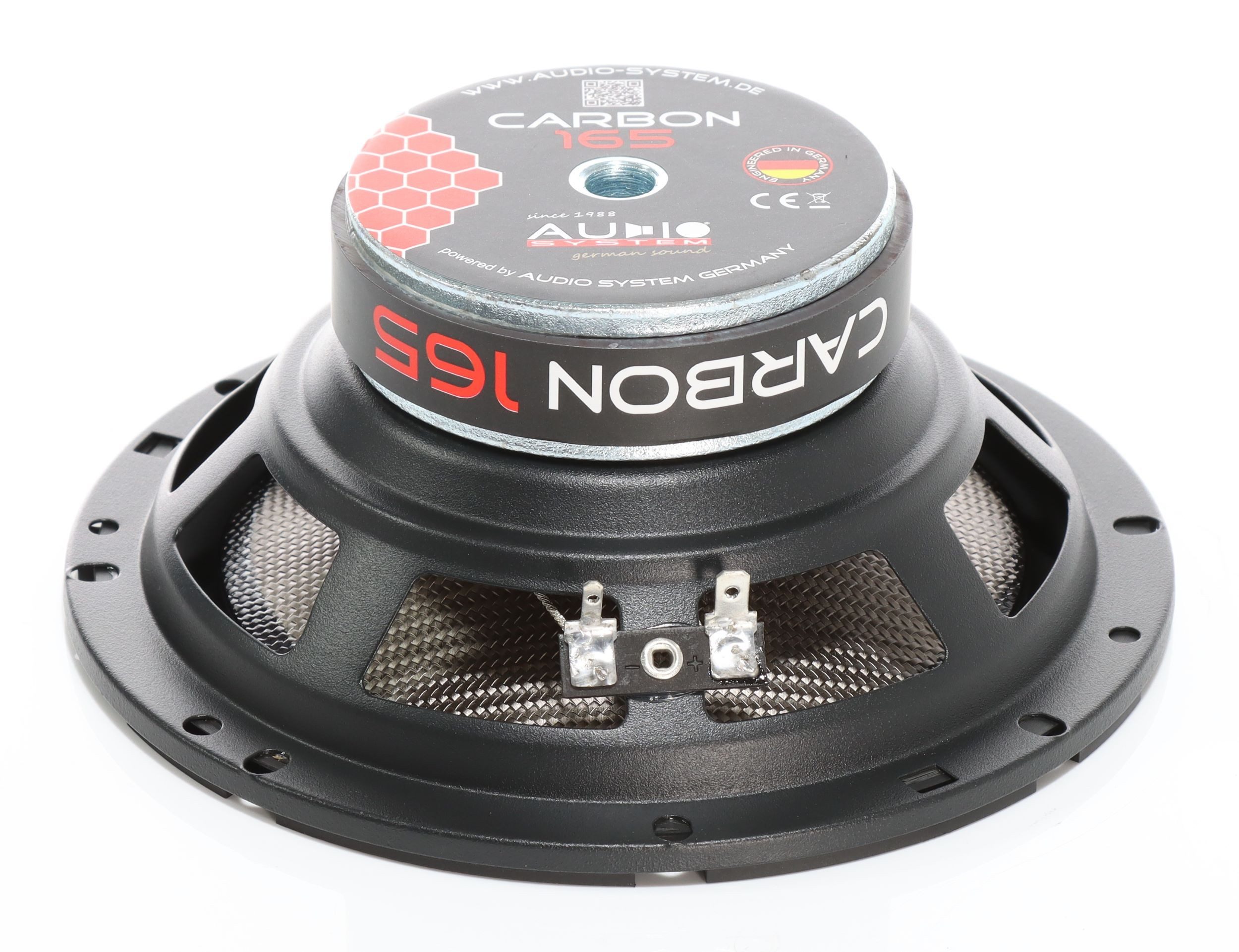 Audio System Audio System Carbon 165 2-Wege Kompo Lautsprechersystem 16,5 cm Auto-Lautsprecher