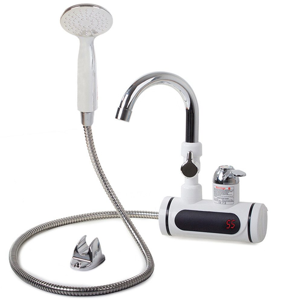 VERK GROUP Durchlauferhitzer Elektrisch LED Wasserhahn günstig online kaufen