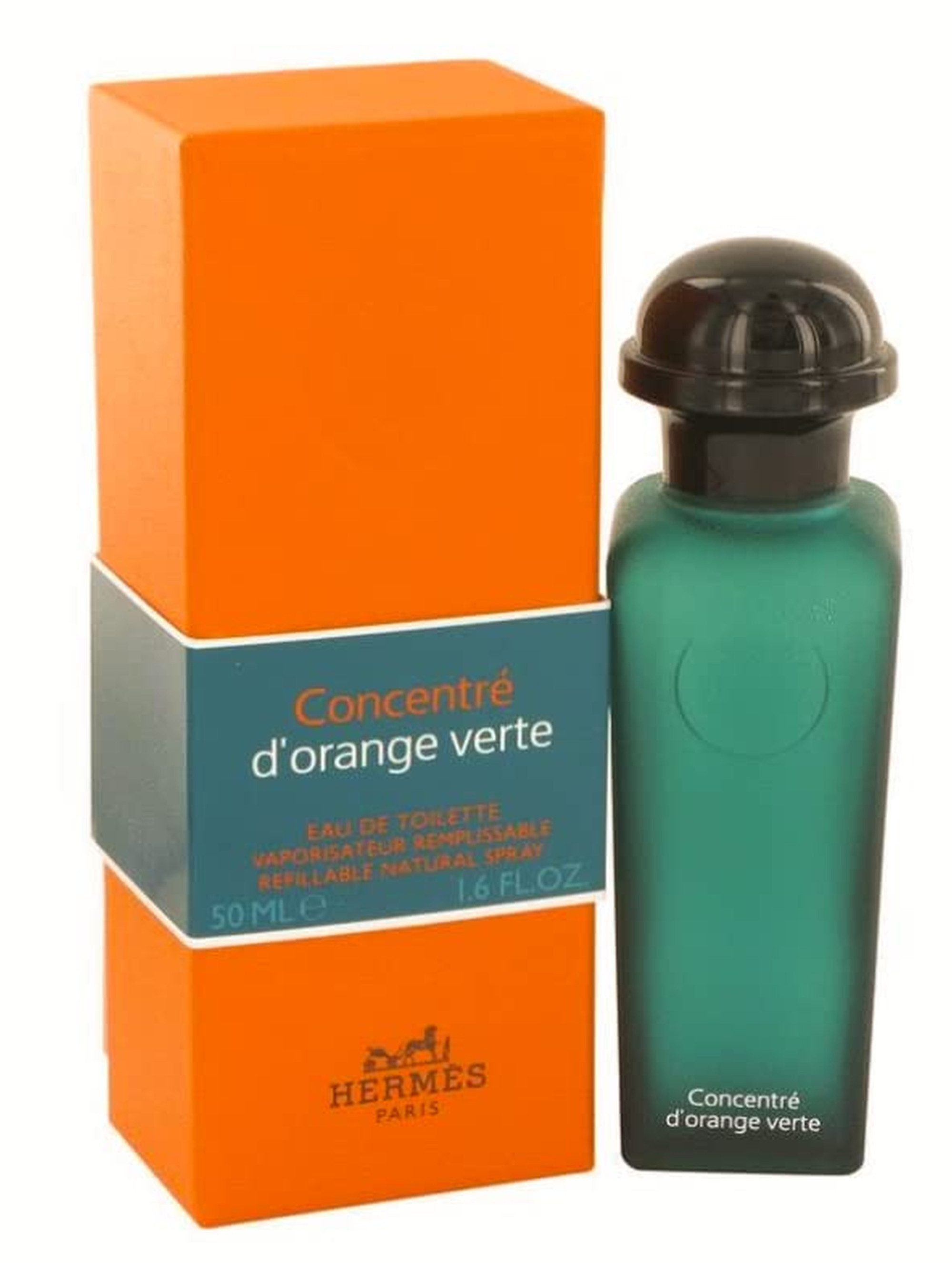 HERMÈS Eau de Cologne Eau D'Orange Verte EDC Damen Herren Spray, Frisch-zitrischer Duft mit Orange, Zitrone und Minze