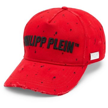 PHILIPP PLEIN Baseball Cap Philipp Plein Painted Logo Patch Baseballcap Hut Baseball Cap Kappe Ha