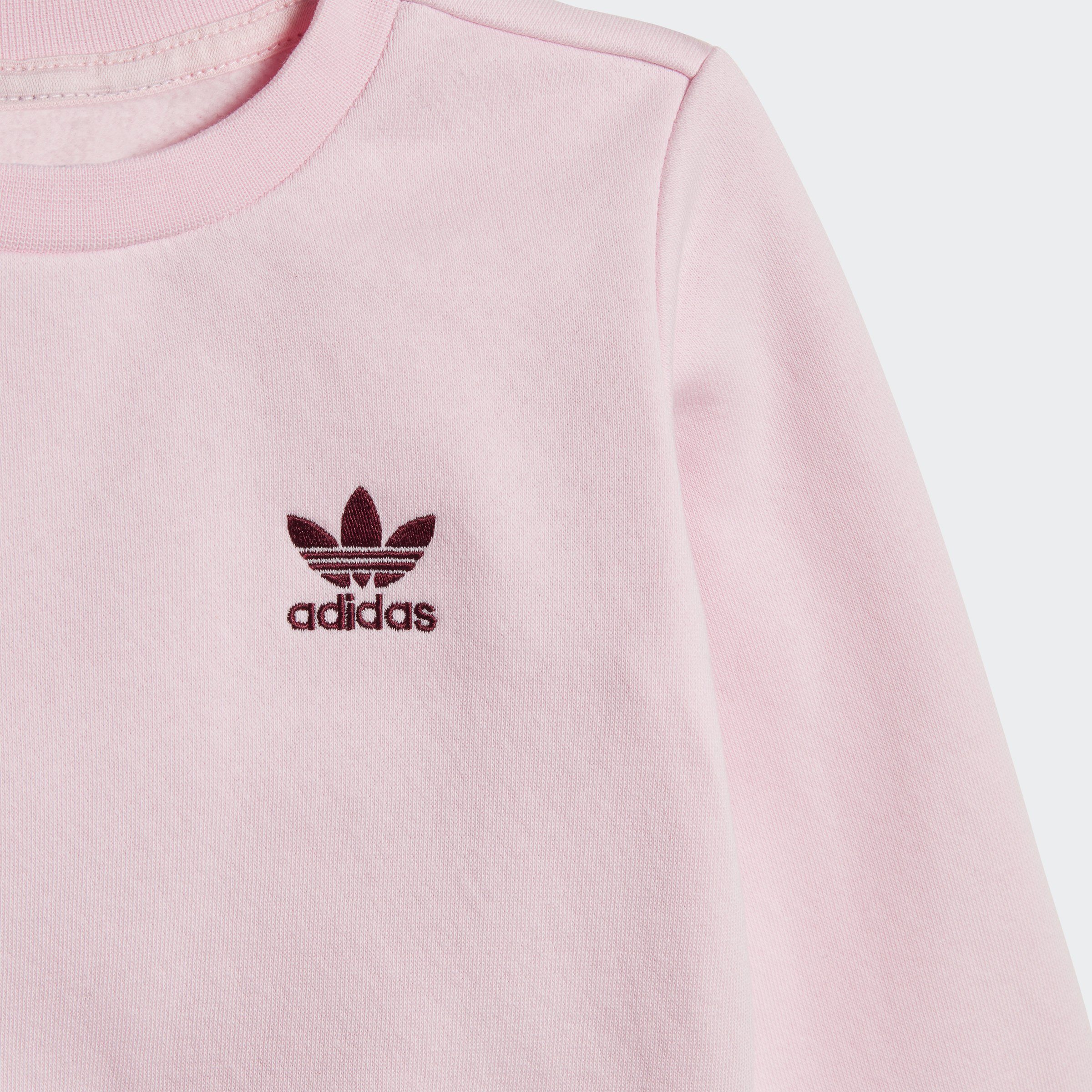 Trainingsanzug adidas (2-tlg) / Clear Pink Originals SET CREW Maroon