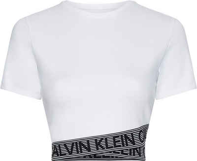 Calvin Klein Performance T-Shirt »WO - Cropped SS T-Shirt« mit Calvin Klein Logo-Elastiktape am Saum