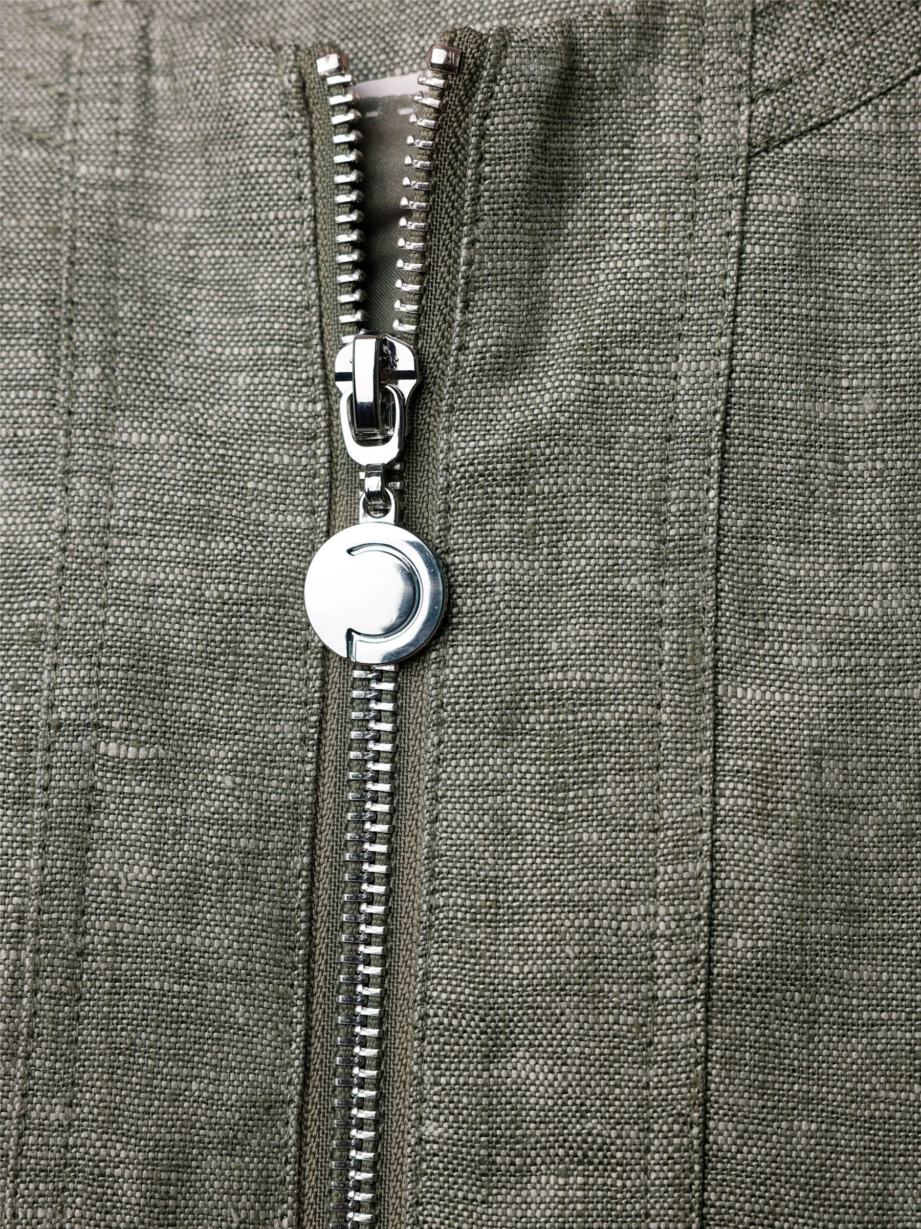 creation L Blusenblazer Leinen-Blazer Langarm