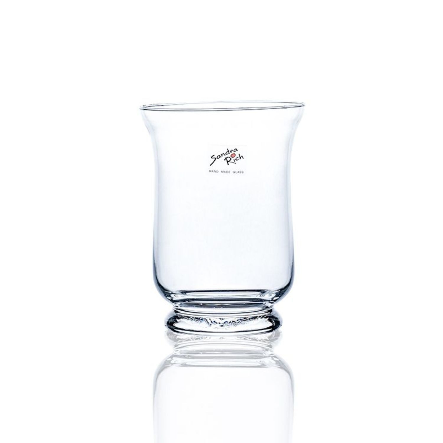 Sandra Rich Windlicht Hurricane, Farbe: Transparent, Höhe: 9cm