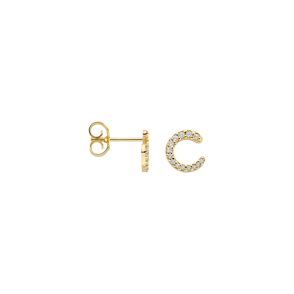 Blush Paar Ohrstecker 7378YZI, C-Form