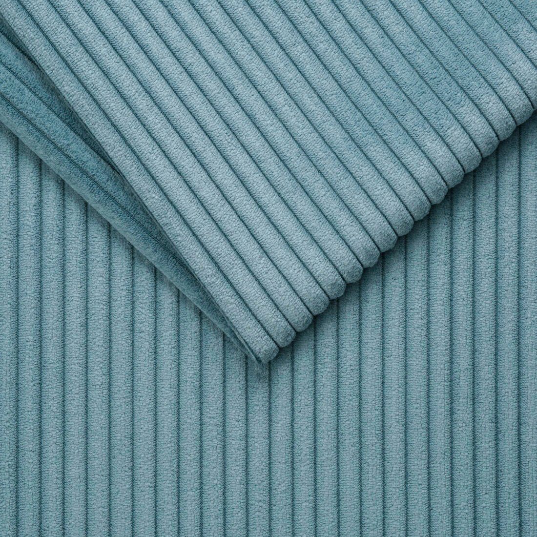 Trends by HG Ecksofa Summer L-Form, in Cord-Stoff mit Metallfuß