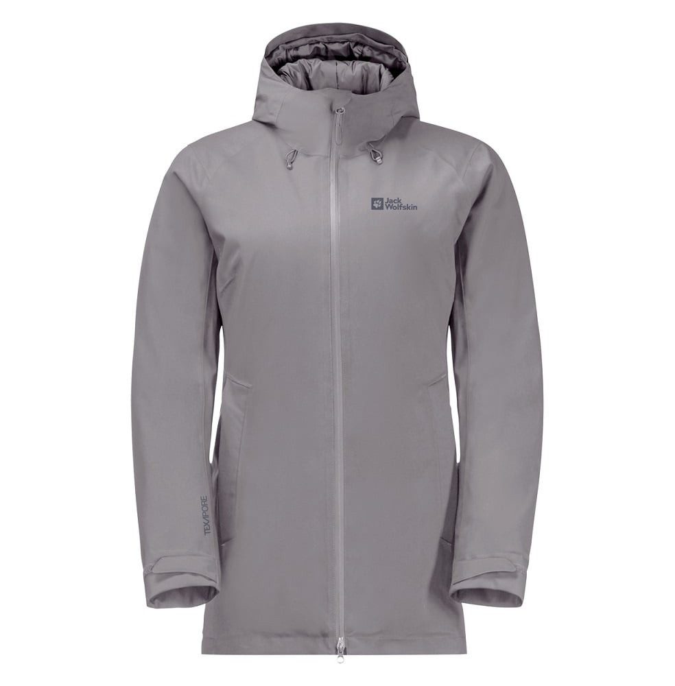 Winterjacke Stirnberg (sehr wasserdicht, winddicht, atmungsaktiv) hellgrau Damen