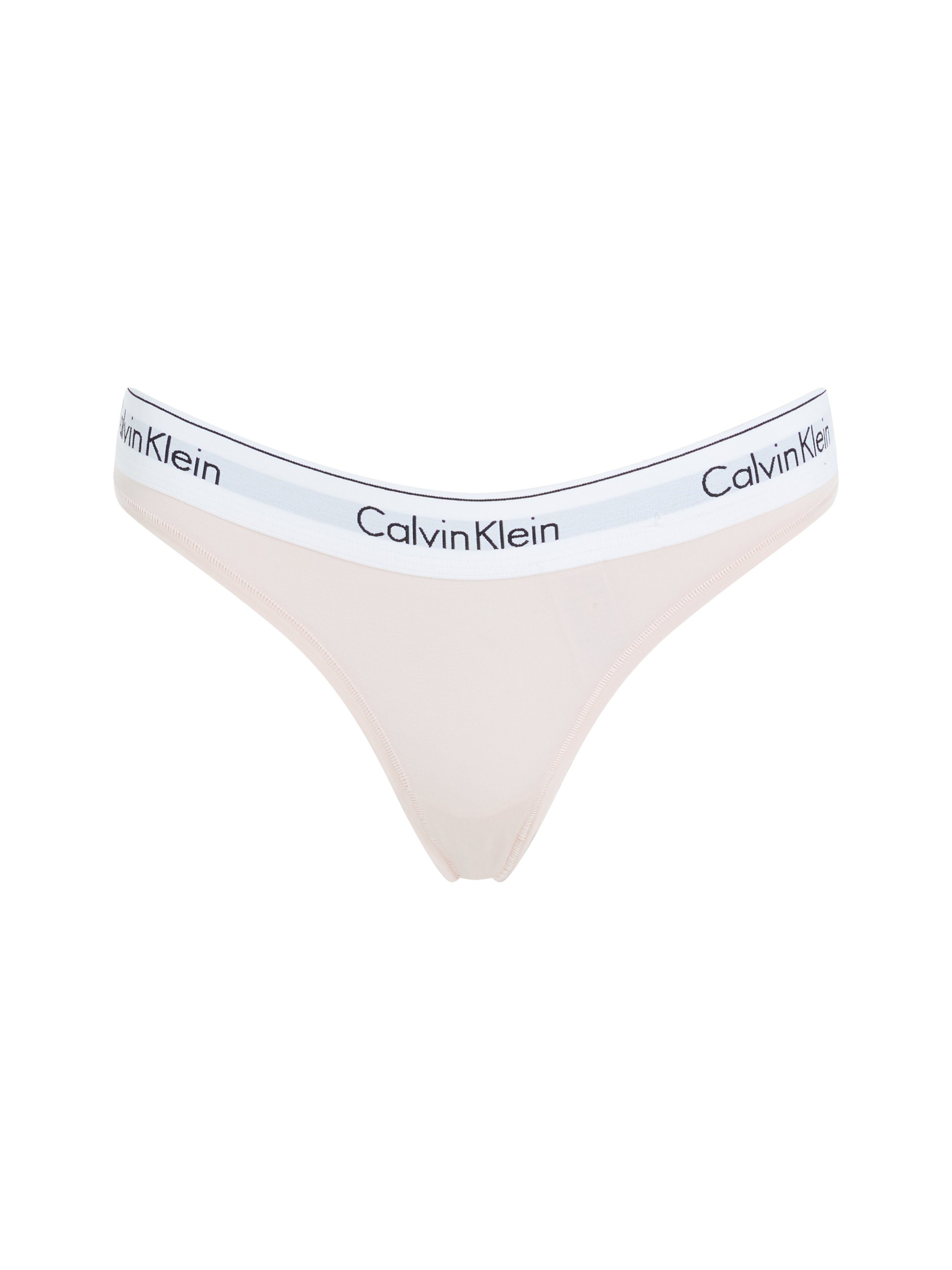 Calvin T-String breitem Bündchen rosa Klein MODERN Underwear mit COTTON