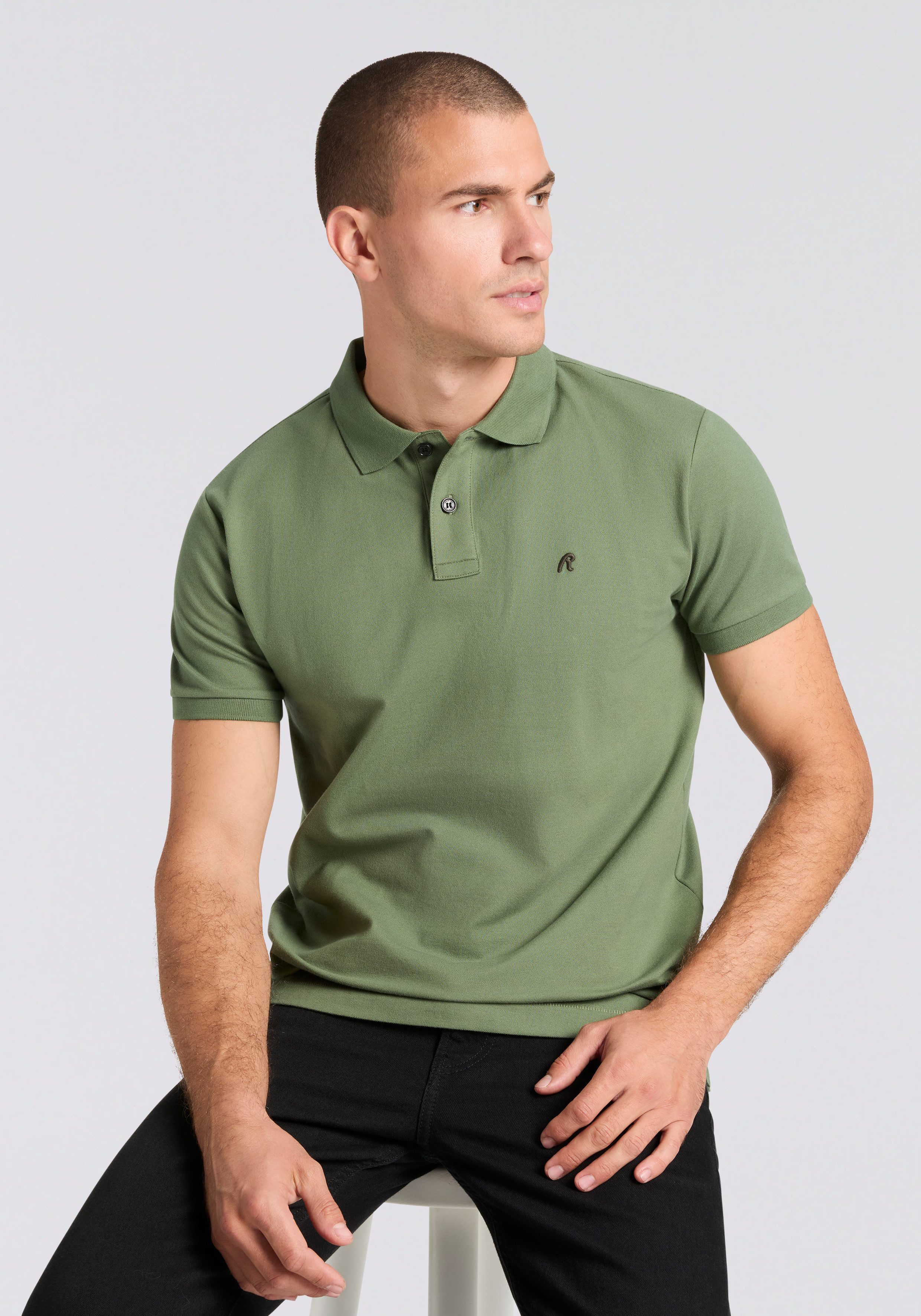 Replay Poloshirt Feiner Piqué aus Baumwolle günstig online kaufen