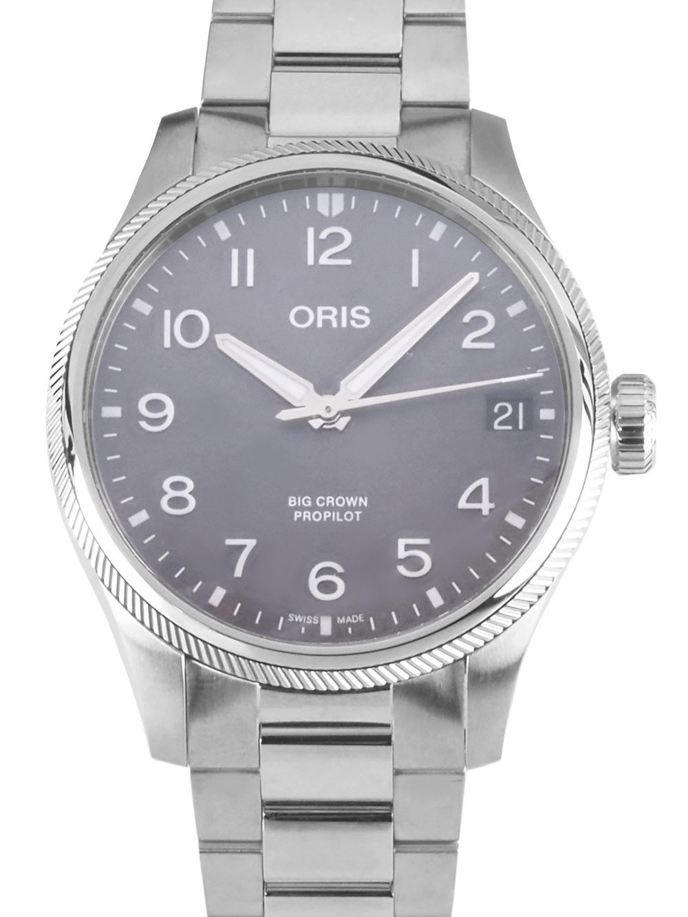 Oris Automatikuhr Herren Uhr 41 mm Ø 01751 7761 4063-07 82008P BIG CROWN PROPILOT DATE BIG CROWN PROPILOT DATE