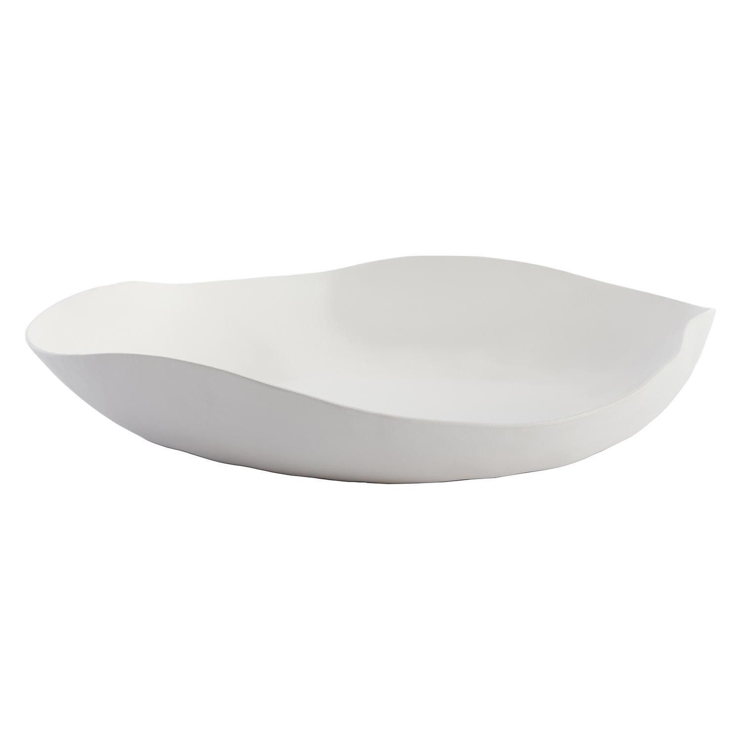 Light & Living Dekoschale ANZIO, Creme, Metall, B 33 x H 6,5 x T 32 cm, (1 St)