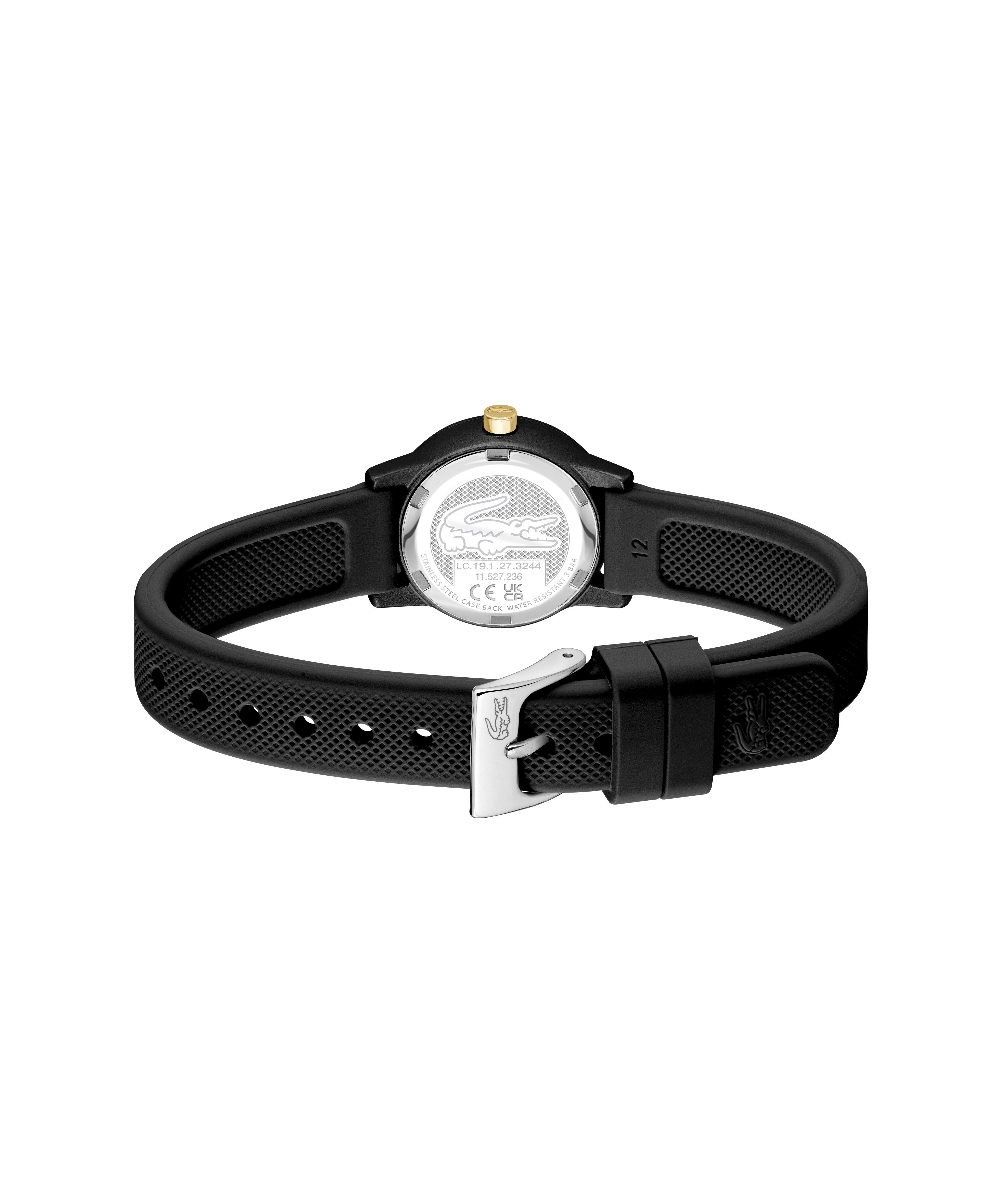 Lacoste Quarzuhr LACOSTE.12.12 SWIFT 2001512, Armbanduhr, Damenuhr, Silikonarmband, analog