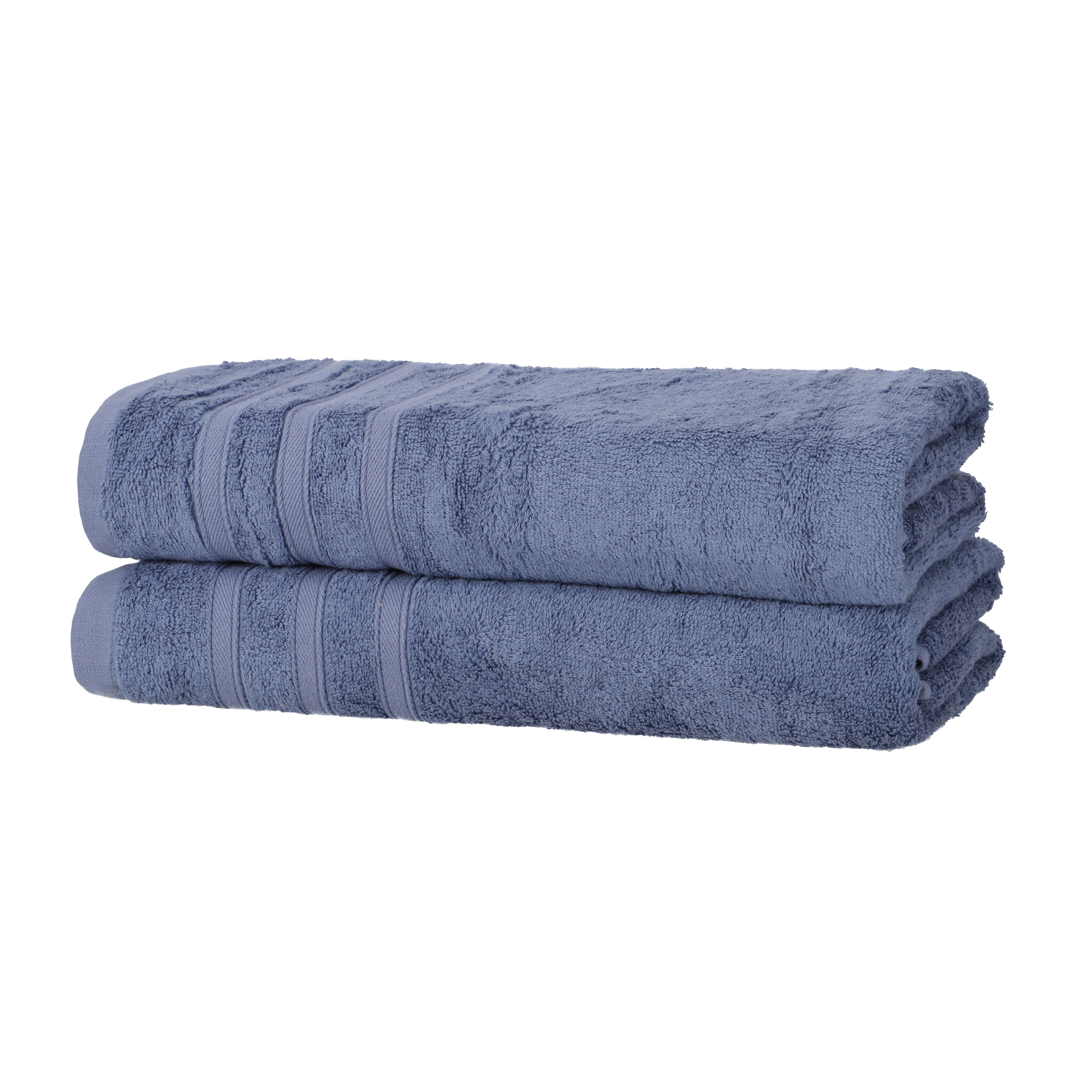 Hometex Premium Textiles Handtuch in nachhaltiger Premium Qualität 450 g/m², 2er Duschtücher, Kuschelig weich und sehr saugfähig, Extra flauschige Hotel-Qualität