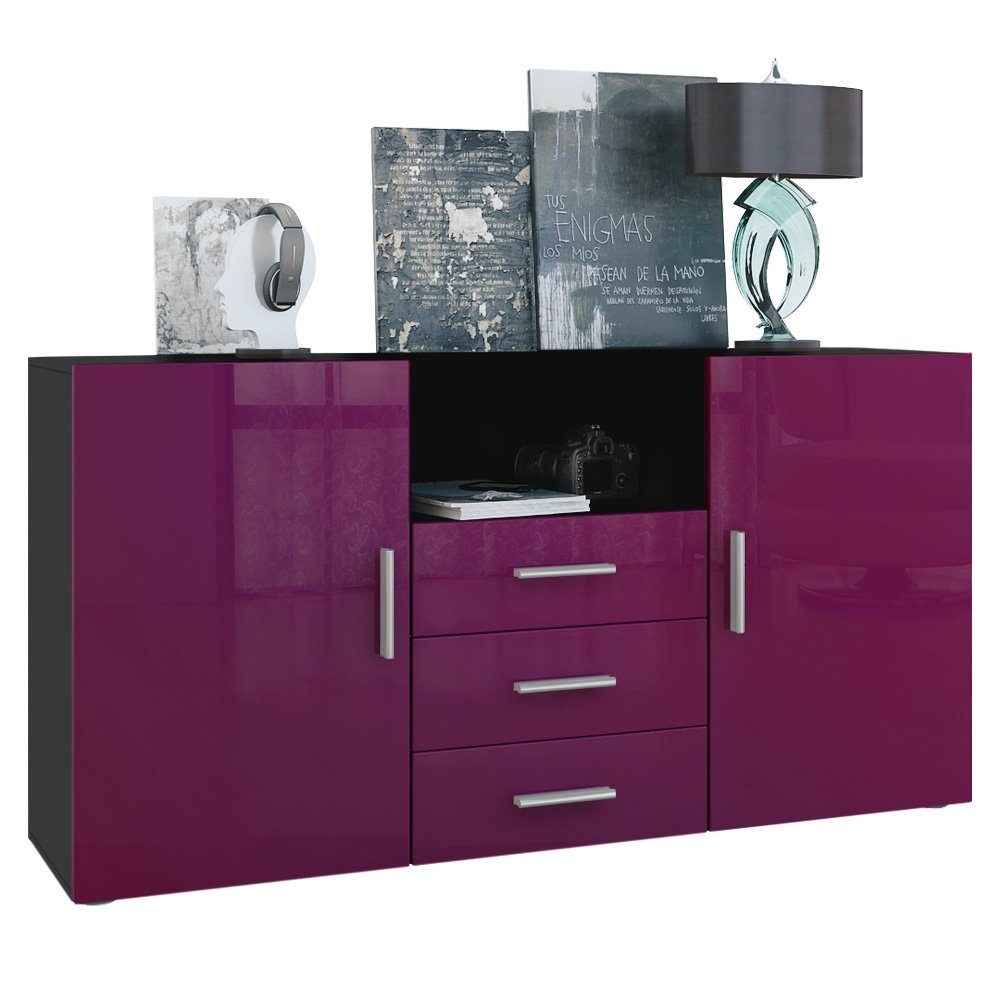 Vladon Sideboard Skadu (Kommode, mit 2 günstig online kaufen