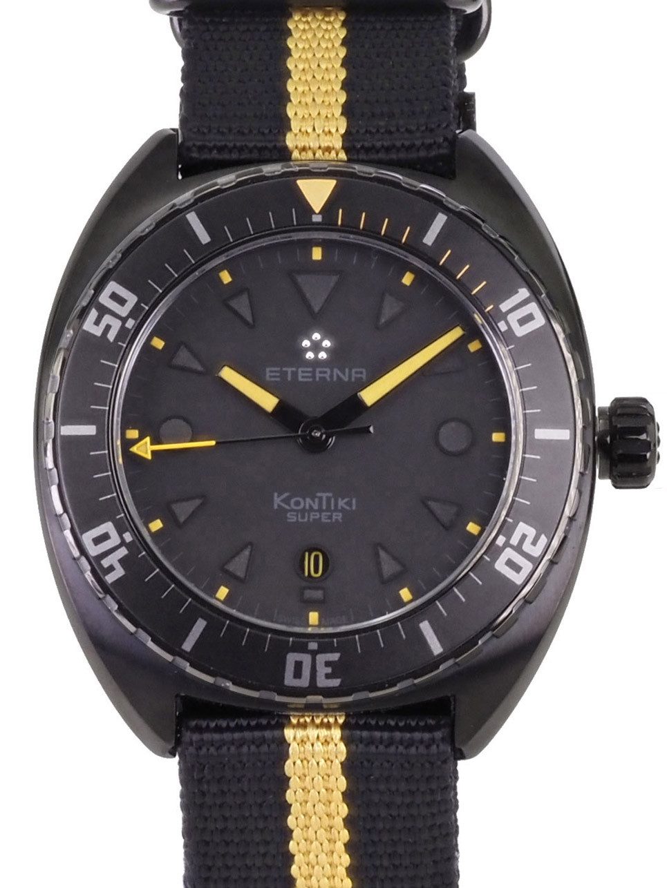 Eterna Automatikuhr schweizer 1273.43 Herren Uhr Super KonTiki Limitiert Super Kontiki, Limitiert, zusätzlich Milanaiseband und Uhrenband + Werkzeugwechsel