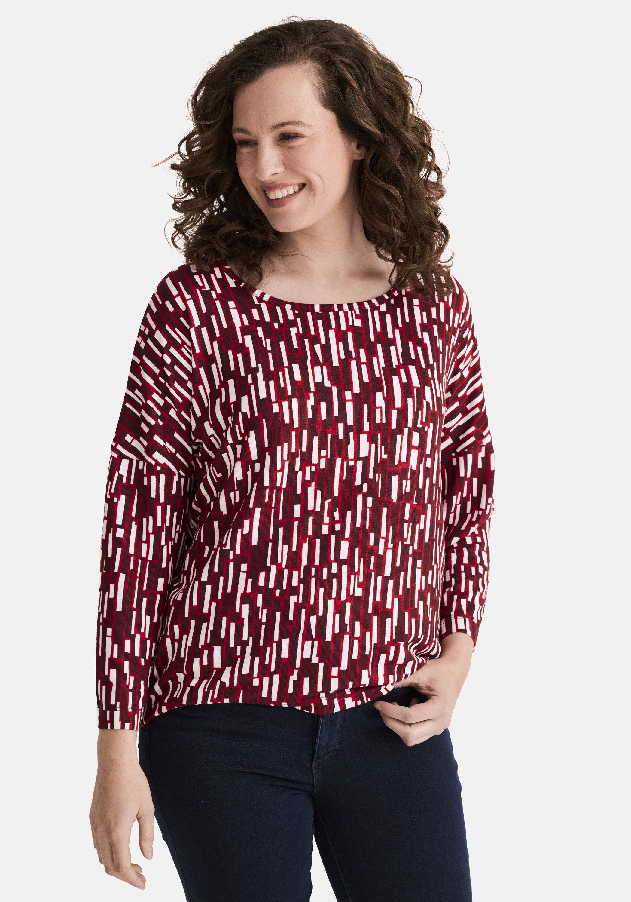 STOOKER WOMEN 3/4-Arm-Shirt CARLY T-Shirt 3/4-Arm Loose Fit Shirt Rundhals günstig online kaufen