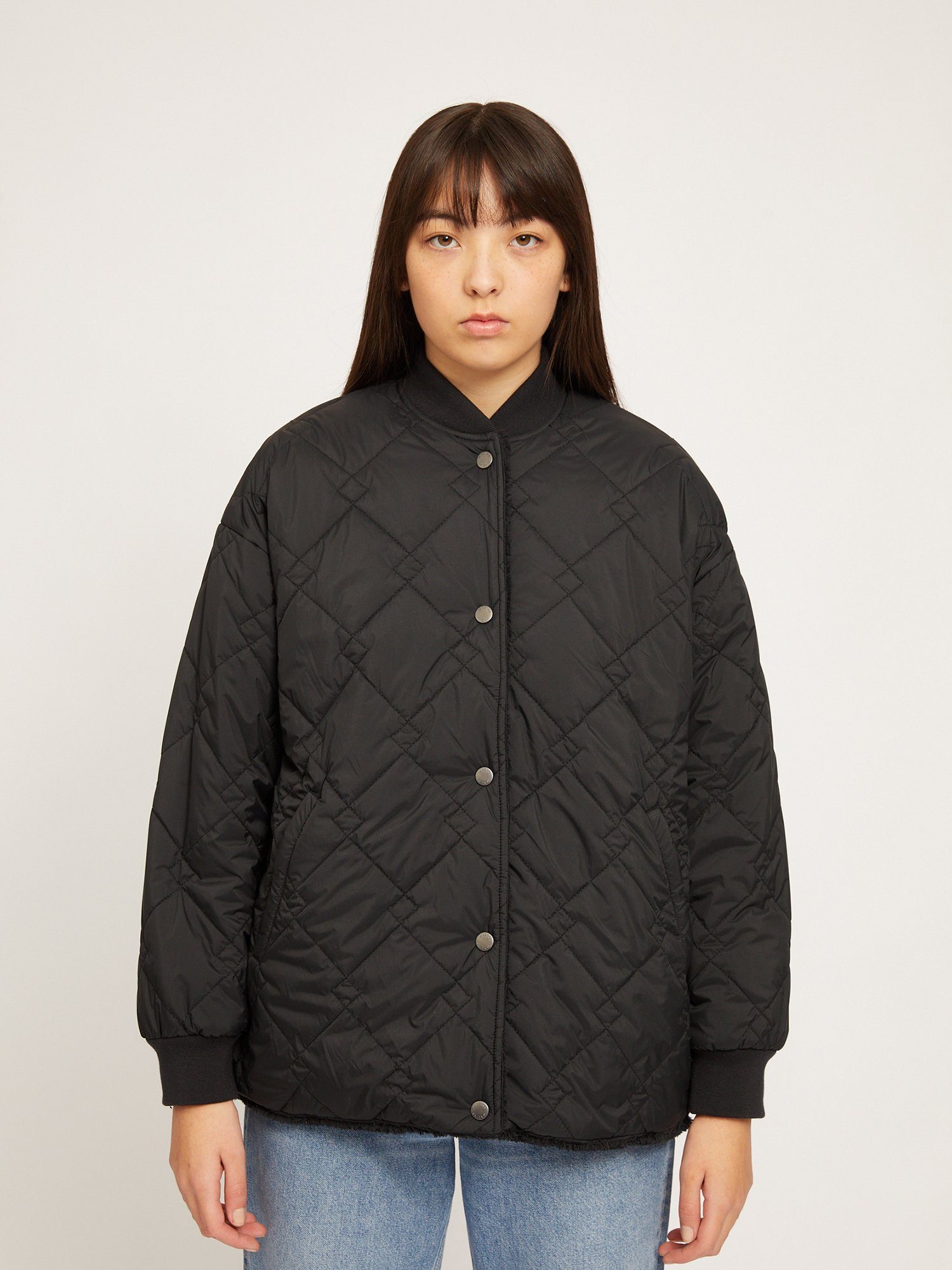 Clay Winterjacke Down gefüttert Light Jacket MAZINE black warm